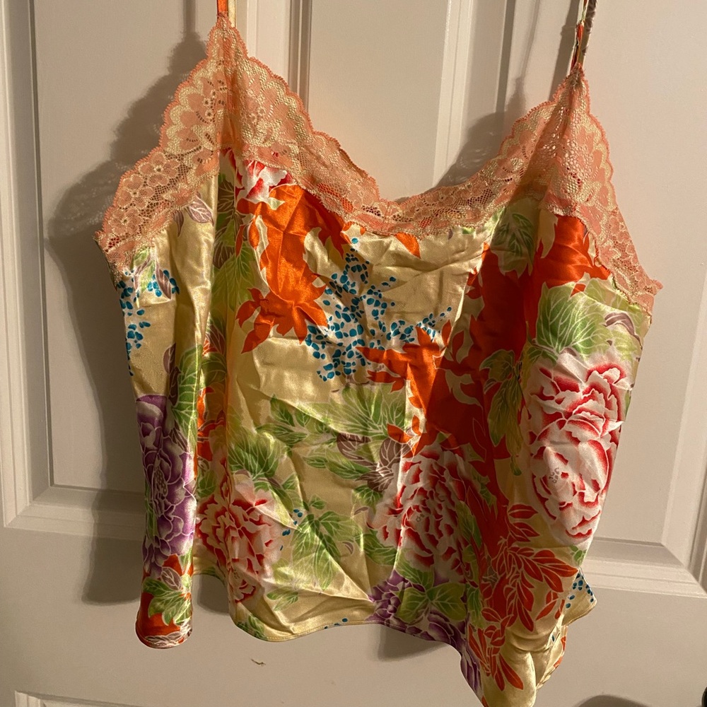 Silky top and pants sleep set